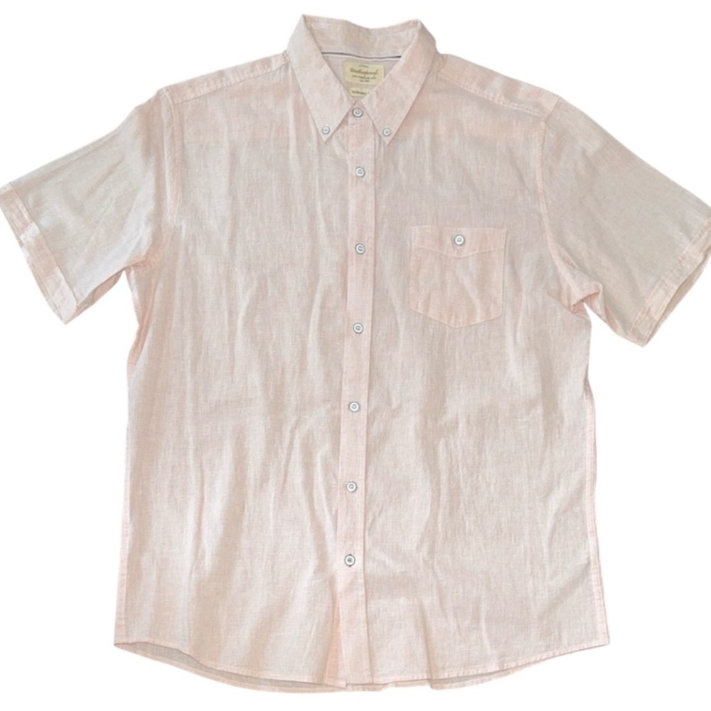 Men's Light Pink Button-Up Shirt. This is LIKE NEW CONDITION ‼️‼️‼️